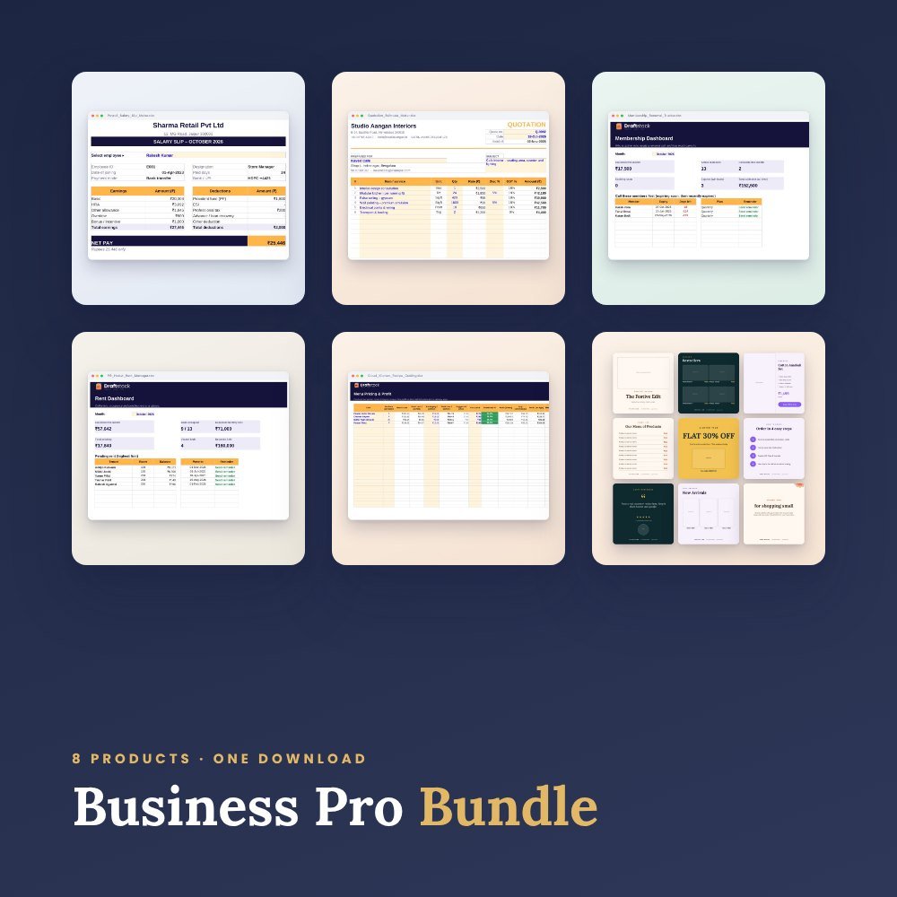Business Pro Bundle (8 Products) – bundle preview