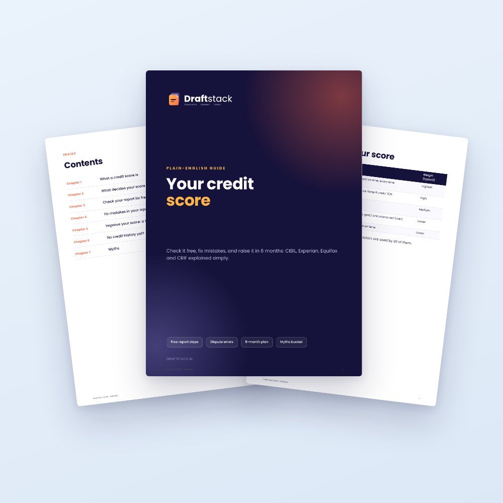 Credit Score Guide: Check Free, Fix Errors & Raise Your Score in 6 Months (Ebook) – ebook preview