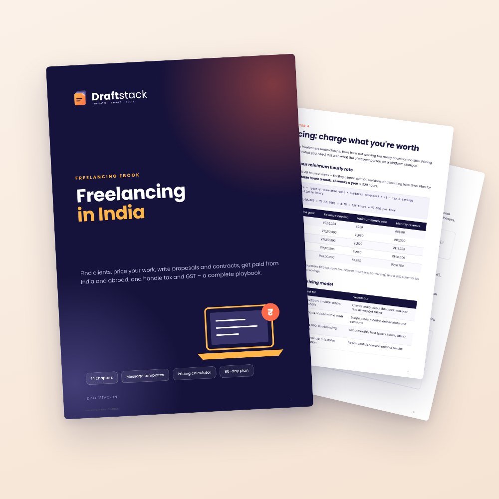 Freelancing in India: Find Clients, Price, Get Paid & File Tax (Ebook) – ebook preview